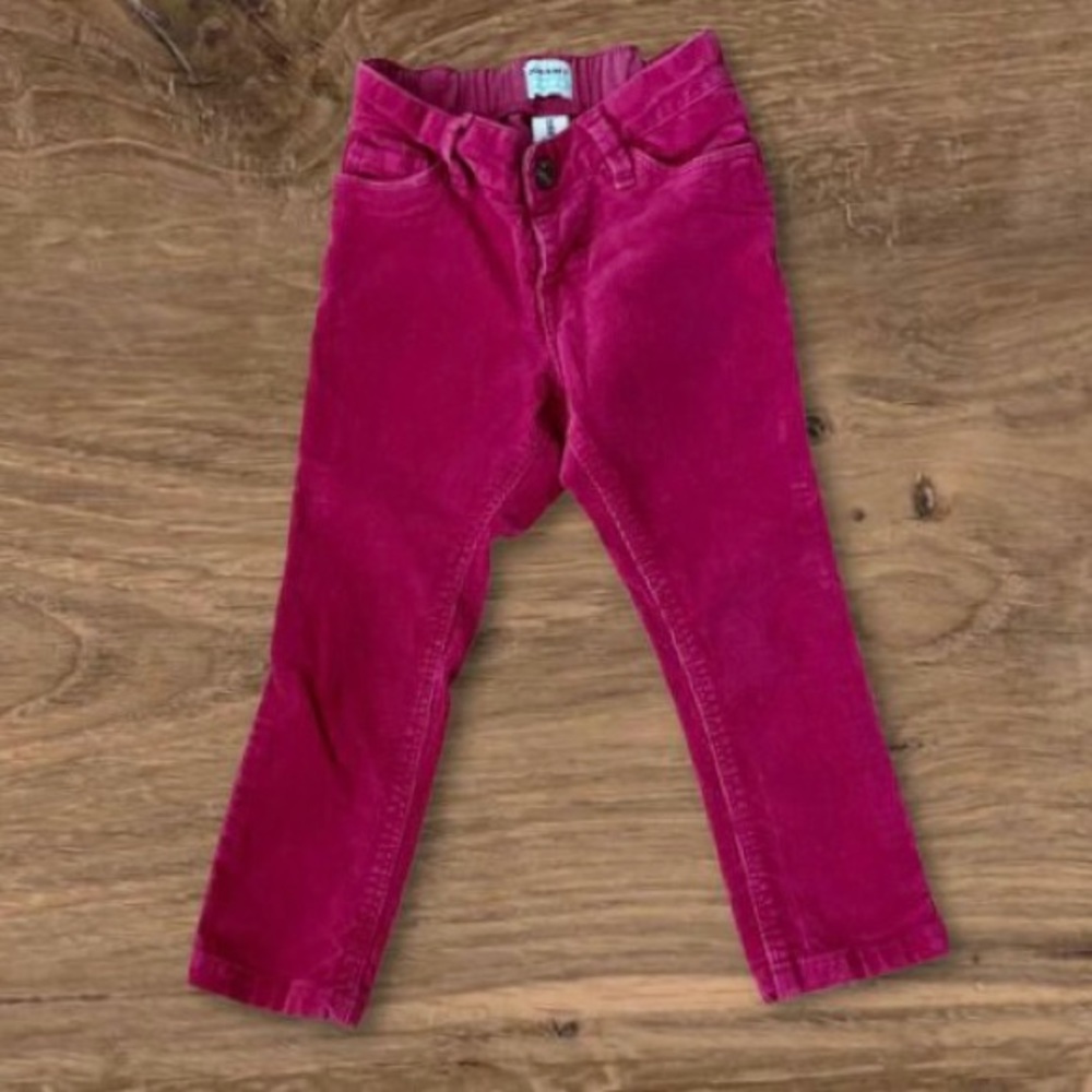 4/$20 Old Navy Toddler Girls Fuchsia Pink Corduroy Pants - Size 2T